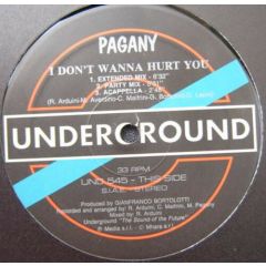Pagany - Dont Wanna Hurt You - Underground