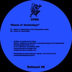 Cpen - Cpen - Stack Of Yesterdays - Robsoul Recordings