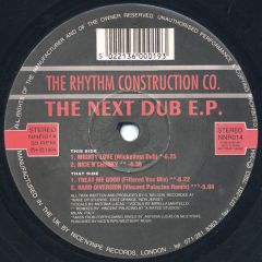 Rhythm Construction Co - Rhythm Construction Co - The Next Dub EP - Nice 'N' Ripe