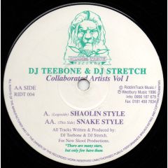 Teebone & DJ Stretch - Teebone & DJ Stretch - Collaborated Artists Vol 1 - Riddim Track Records