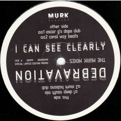 Deborah Harry - Deborah Harry - I Can See Clearly (The Murk Mixes) - Murk Records