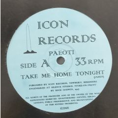 Paeoti - Paeoti - Take Me Home Tonight - Icon Records