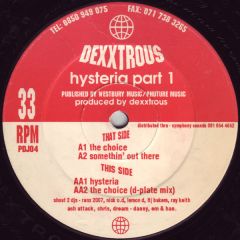 Dexxtrous - Dexxtrous - Hysteria Part 1 - Planet Earth