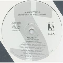 Jesse Powell - Jesse Powell - All I Need - MCA Records