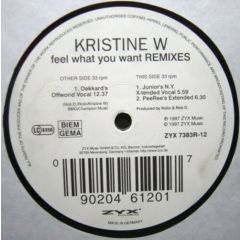 Kristine W - Kristine W - Feel What You Want (Remixes) - ZYX