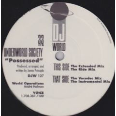 Underworld Society - Underworld Society - Posssessed - DJ World