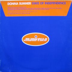 Donna Summer - State Of Independence - Manifesto