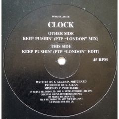 Clock - Clock - Keep Pushin' - Scorpio Scorpio Records