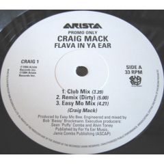Craig Mack - Craig Mack - Flava In Ya Ear - Arista