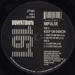 Impulse - Impulse - Keep On Dancin - Downtown 161