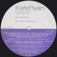 Kate Ryan - Kate Ryan - Only If I - Antler-Subway, EMI