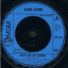 Gloria Gaynor - Gloria Gaynor - Never Can Say Goodbye - Mgm Records