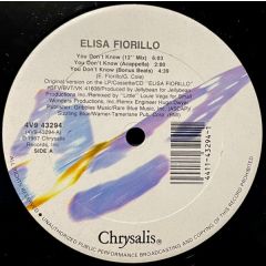 Elisa Fiorillo - Elisa Fiorillo - You Dont Know - Chrysalis