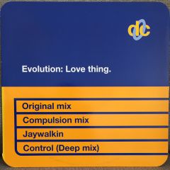 Evolution - Evolution - Love Thing (The Cover Up EP) - Deconstruction