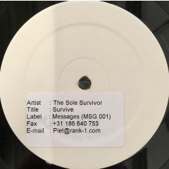 SoleSurvivor - SoleSurvivor - Survive - Messages