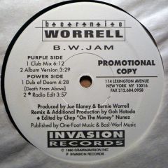 Bernie Worrell - Bernie Worrell - B.W. Jam - Invasion Records