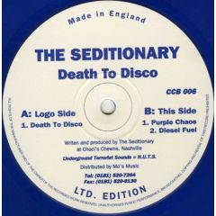 The Seditionary - The Seditionary - Death To Disco - Choci's Chewns