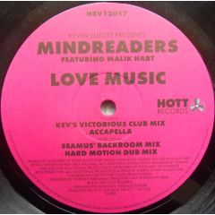 Mindreaders Feat.Malik Hart - Mindreaders Feat.Malik Hart - Love Music - Hott Records