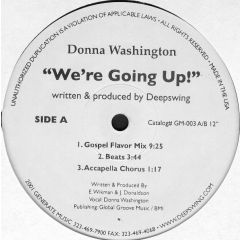 Donna Washington - We' Re Going Up - Generate Music