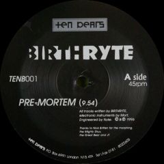 Birthryte - Birthryte - Pre-Mortem - Ten Beats 1