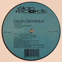 Devin Deveax - Devin Deveax - The Love Game - Elan Records