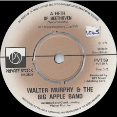 Walter Murphy & The Big Apple Band - Walter Murphy & The Big Apple Band - A Fifth Of Beethoven - Private Stock